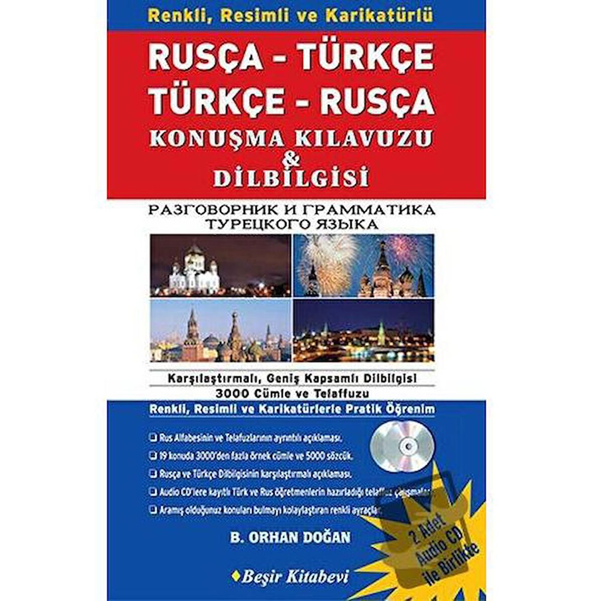 Rusça Türkçe Türkçe Rusça Konuşma Kılavuzu Dilbilgisi 1 Kitap 2 CD