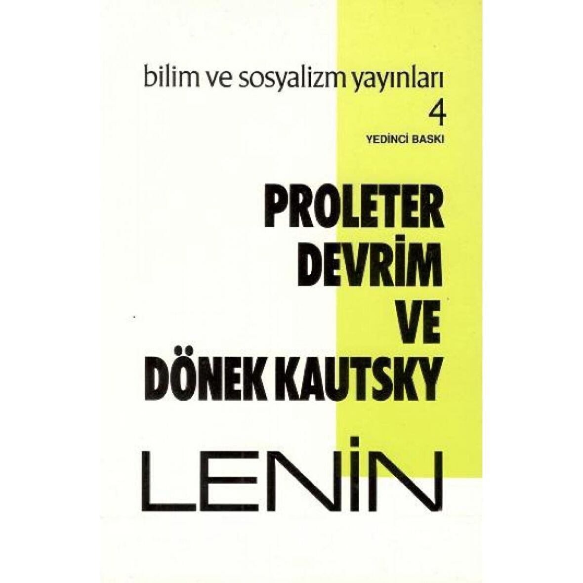 Proleter Devrim ve Dönek Kautsky