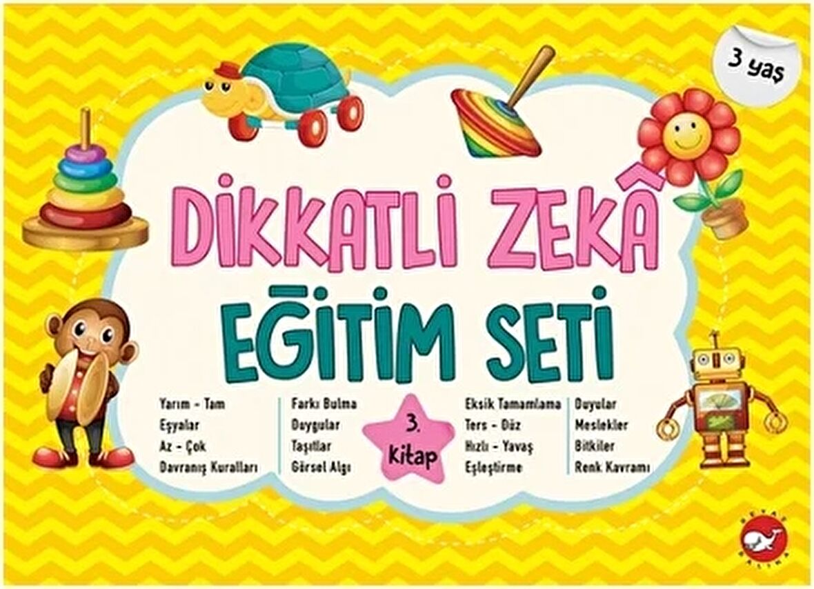 Dikkatli Zeka Eğitim Seti 3. Kitap