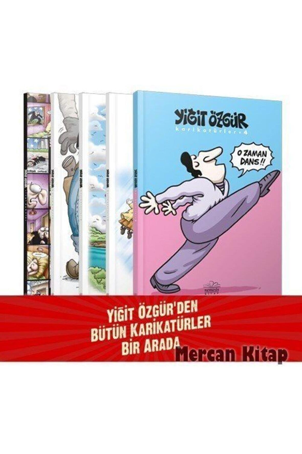 Bütün Karikatürler Set - 5 Kitap Takım