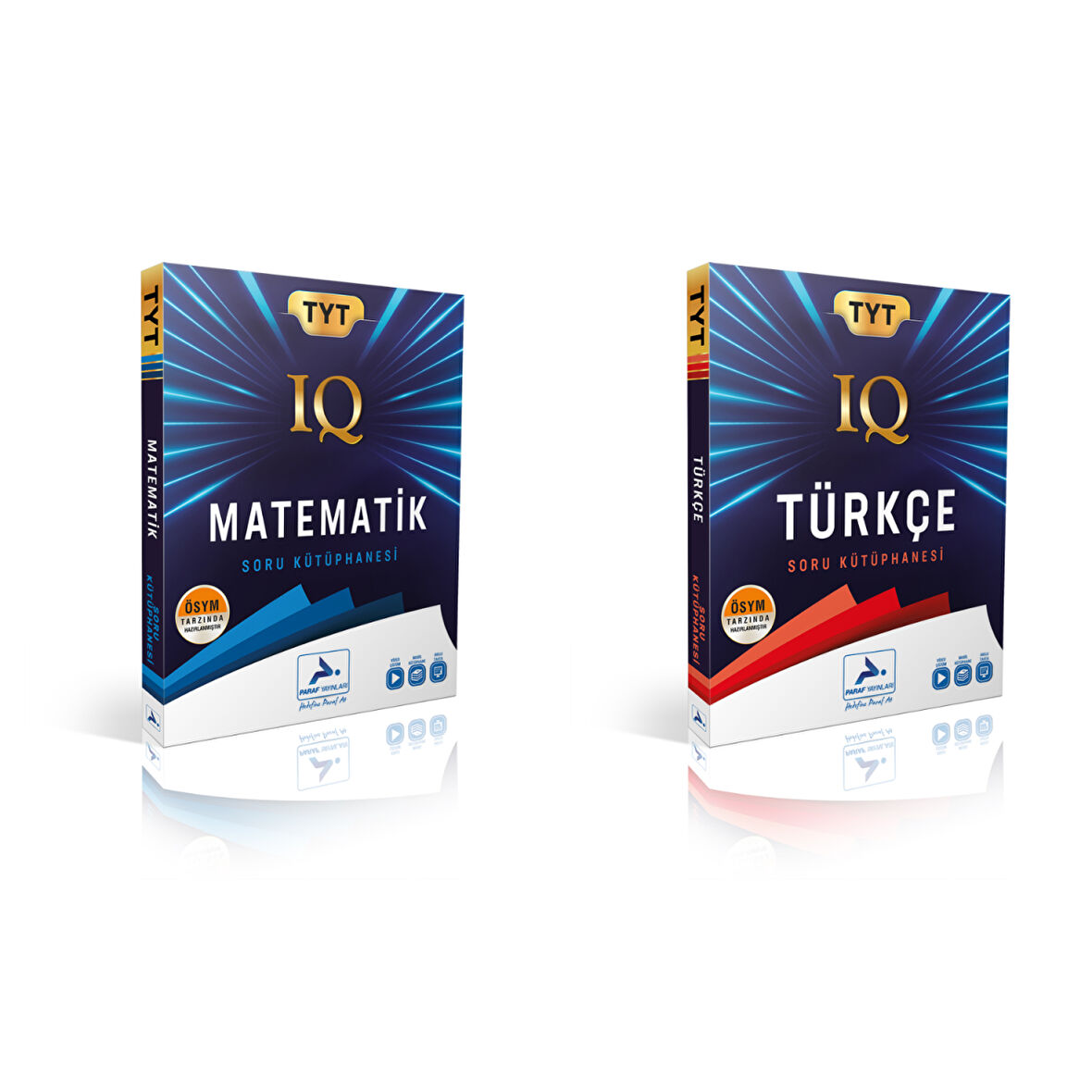 Paraf Yayınlar IQı  TYT Matematik & Türkçe Soru Bankaları
