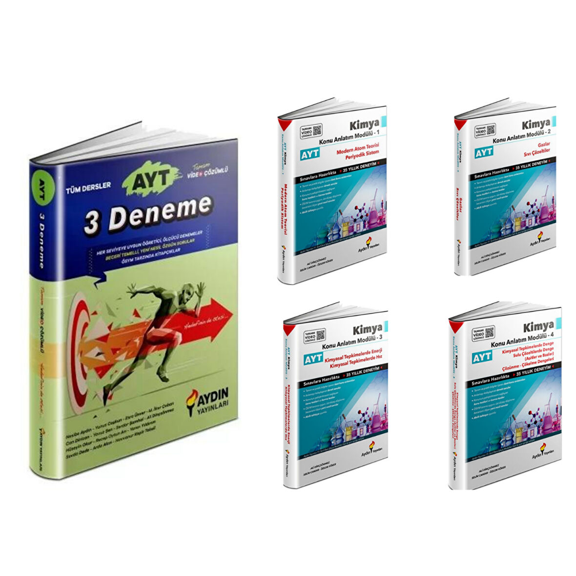AYT 3 Deneme & Kimya (1,2,3,4) Modülleri