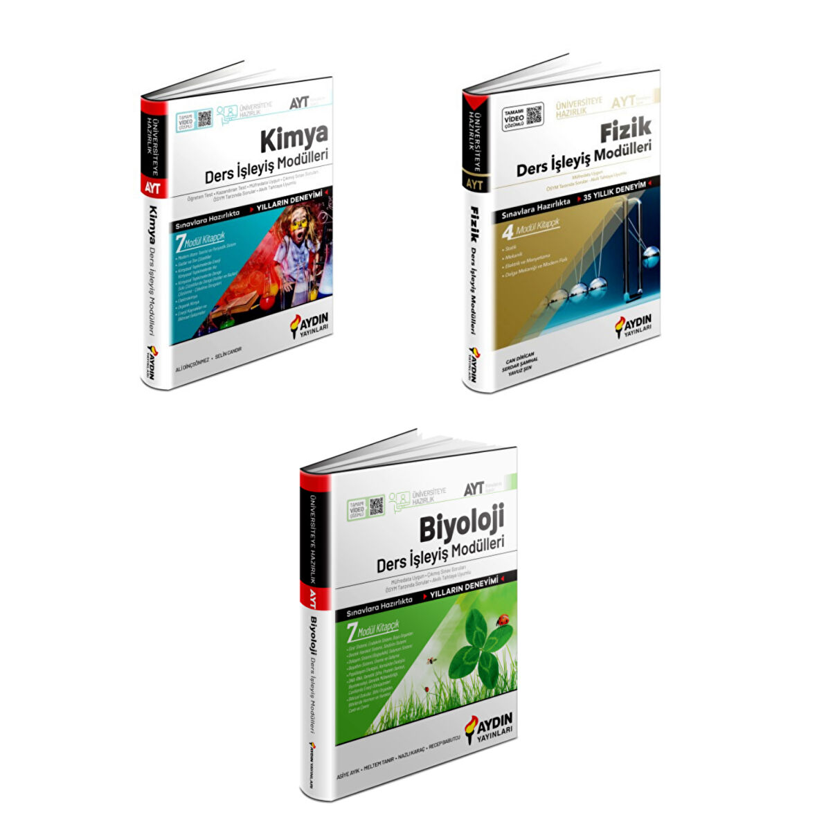 AYT Fizik & Kimya & Biyoloji Ders İşleyiş Modülleri