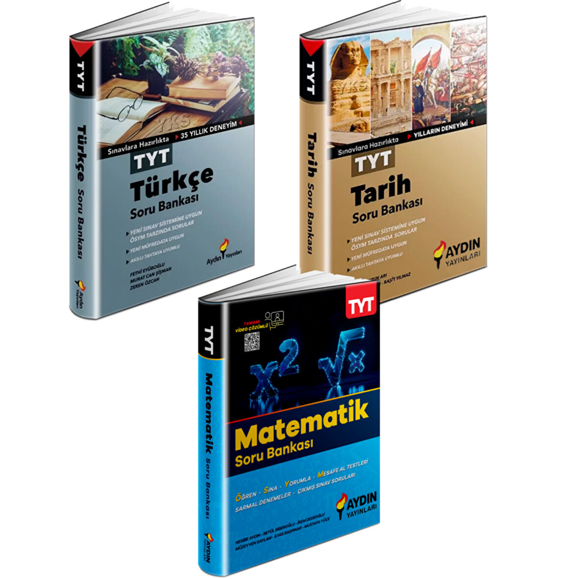 TYT Türkçe & Tarih & Matematik Soru Bankası