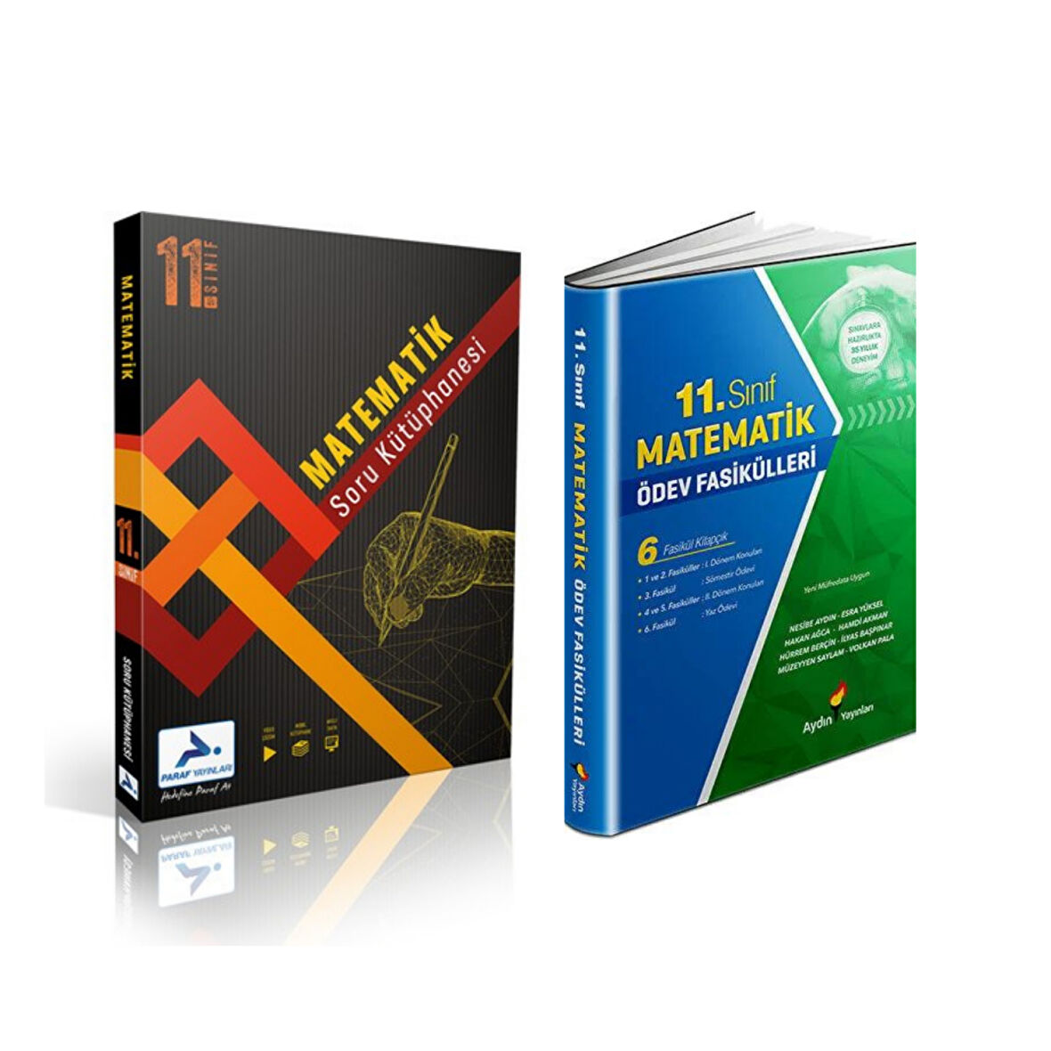 Paraf Yayınları 11.sınıf Matematik Soru Kütüphanesi & Aydın Yayınları 11.sınıf Matematik Ödev Fasikü