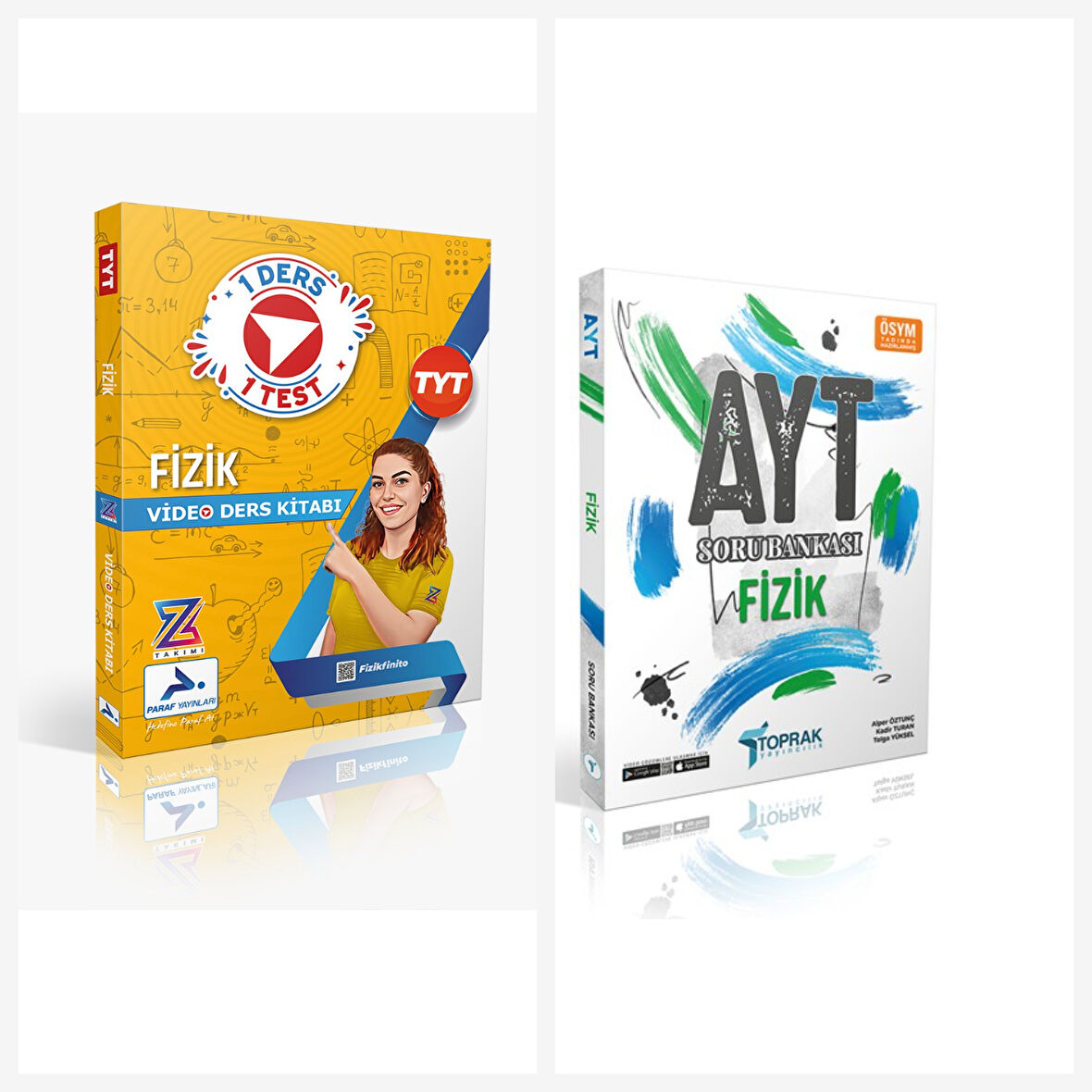 Paraf Z Takımı Tyt Fizik Video Ders Kitabı & Toprak Ayt Fizik Soru Bankası