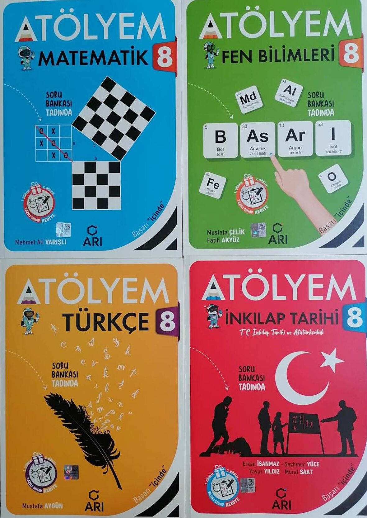 Arı 8.Sınıf LGS Atölyem 4'lü Soru Bankası Seti