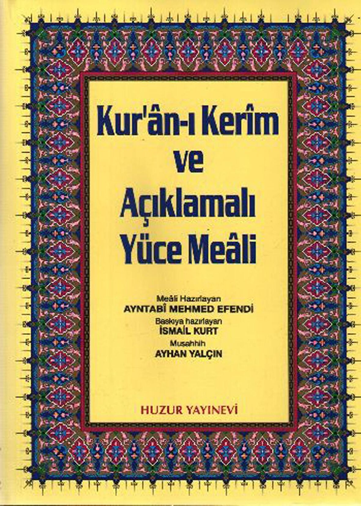 Rahle Boy Kur’an-ı Kerim ve Açıklamalı Yüce Meali