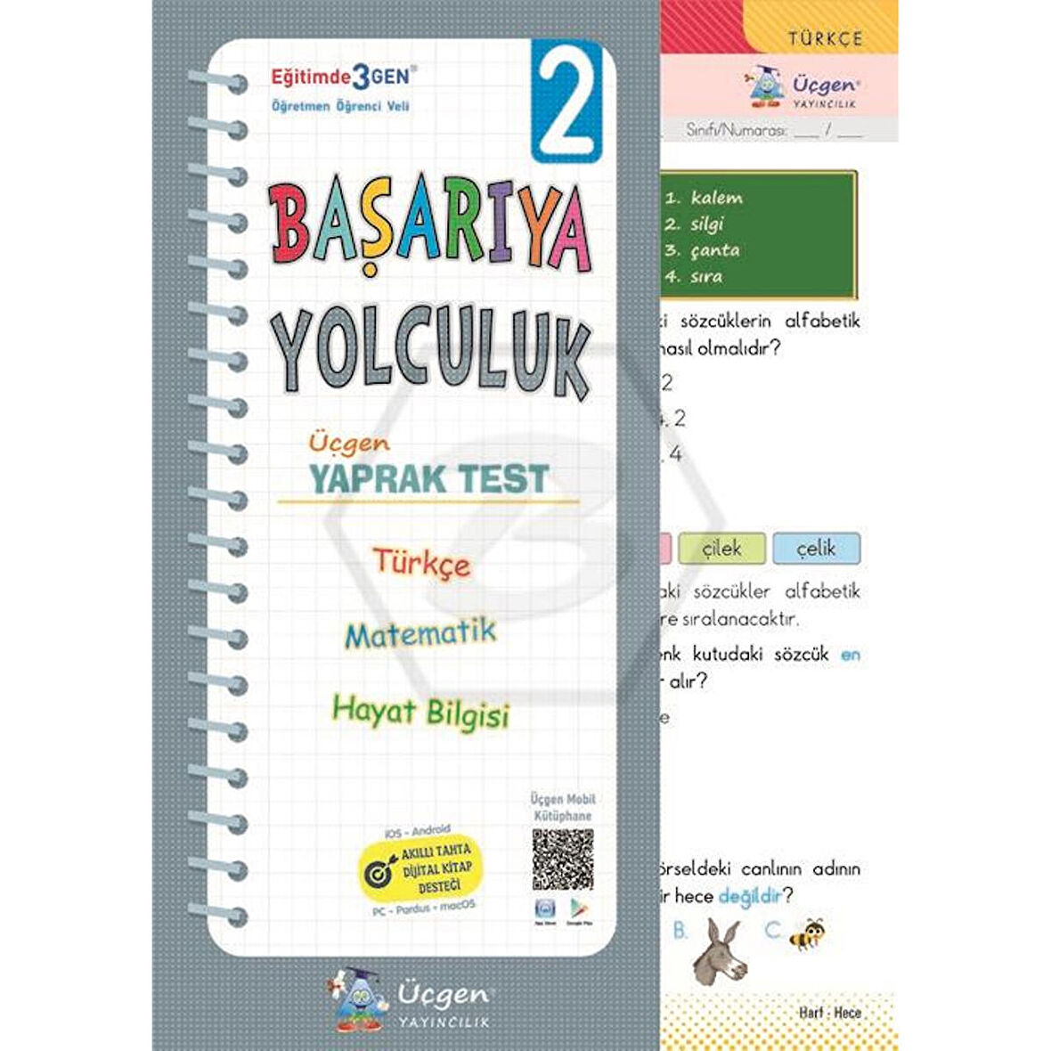 Üçgen Yayınları 2. Sınıf Başarıya Yolculuk Yaprak Test