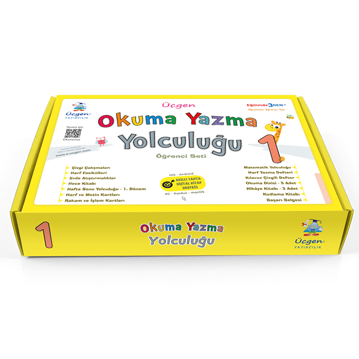Üçgen Yayıncılık 1. Sınıf Okuma Yazma Yolculuğu Seti