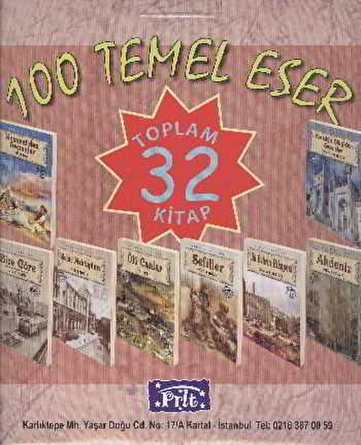 100 Temel Eser Lise Kutulu (32 Kitap Takım)