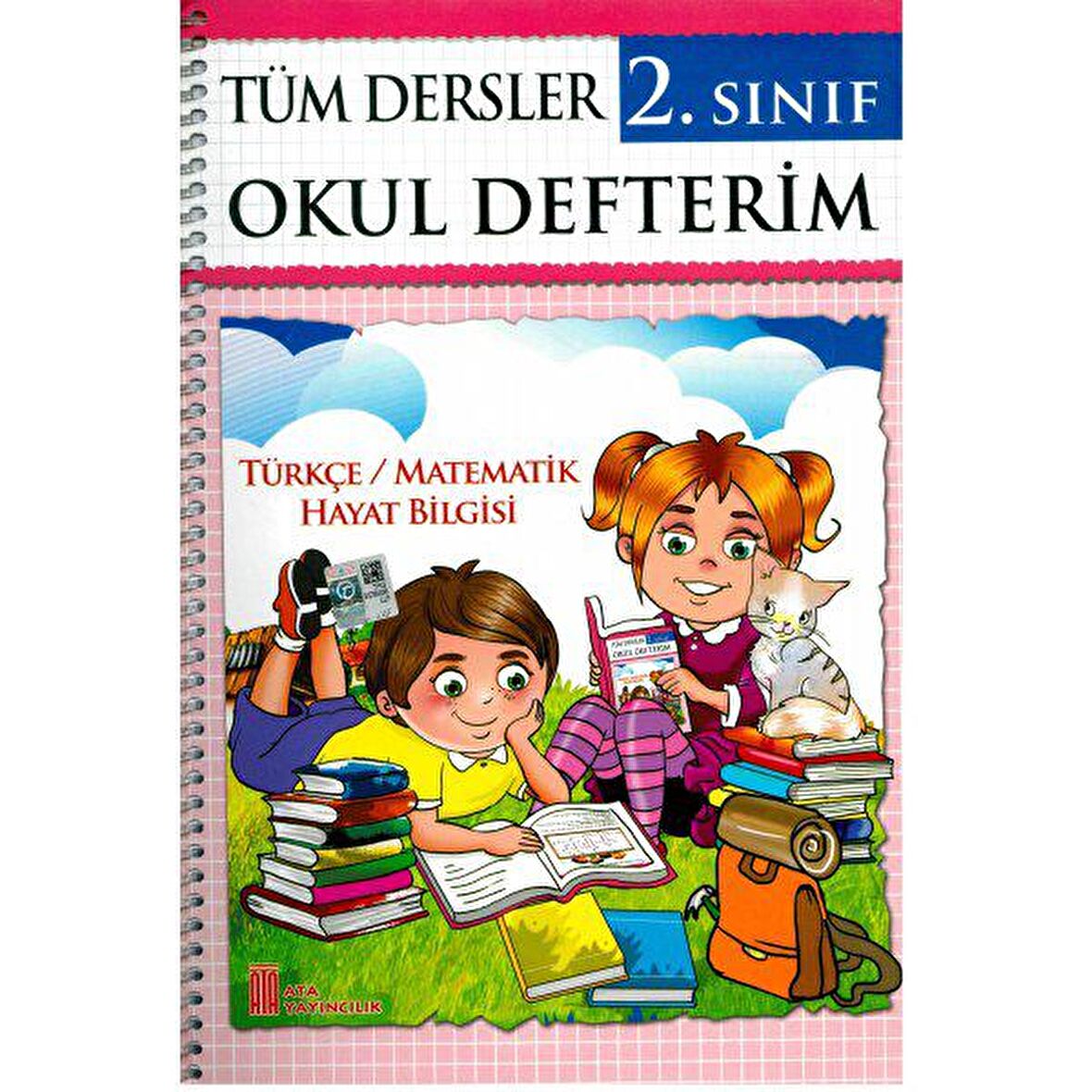 Ata 2.Sınıf Tüm Dersler Okul Defterim (Spiralsiz)