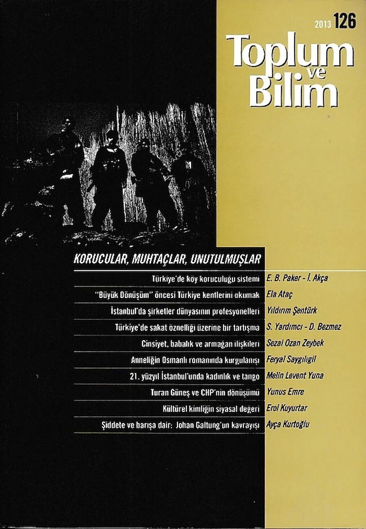 Toplum ve Bilim (Sayı: 126)