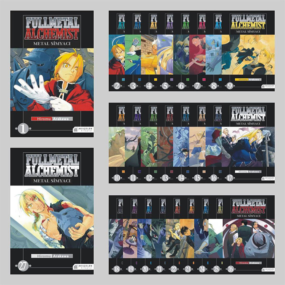 Fullmetal Alchemist - Çelik Simyacı Tam Set - Hiromu Arakawa