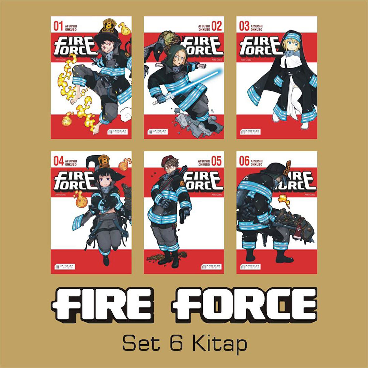 Fire Force - Alev Gücü Tam Set - Atsushi Ohkubo