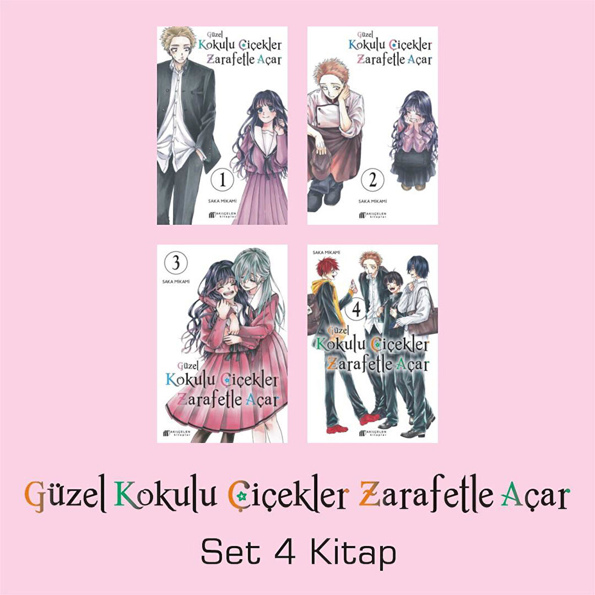 Güzel Kokulu Çiçekler Zarafetle Açar Tam Set - Saka Mikami
