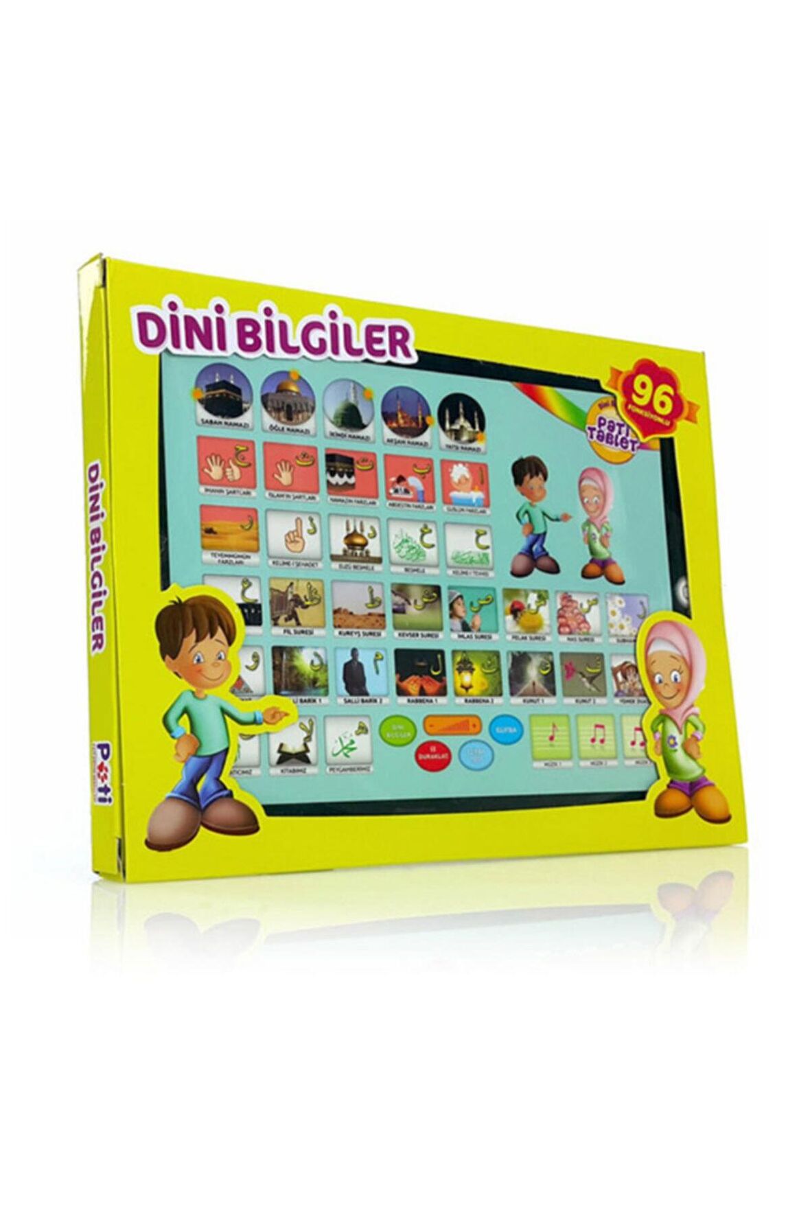 Sesli Dini Bilgiler Büyük Boy - Pati Tablet: 96 Fonksiyonlu