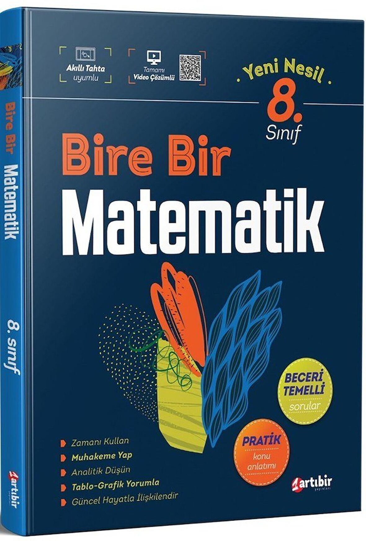 Artıbir Yayınları 8.Sınıf LGS Bire Bir Matematik Kitabı- Stk