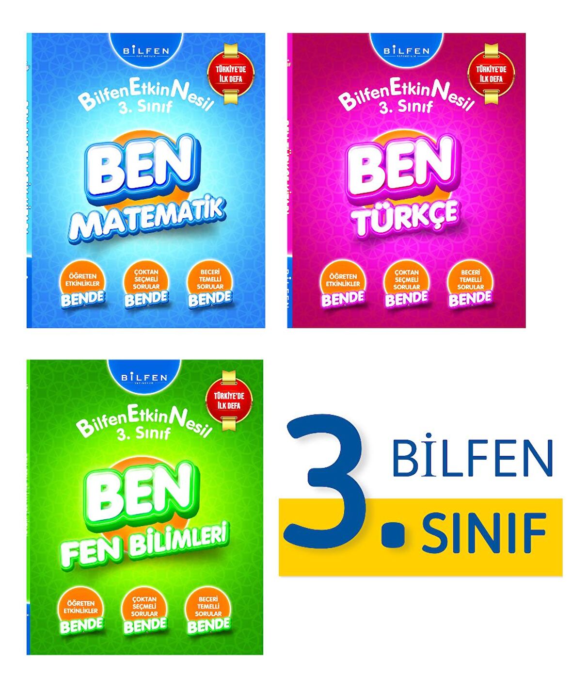 Bilfen Yayınları 3.Sınıf BEN 3'lü Etkin Nesil Öğrenci Kitabı Seti