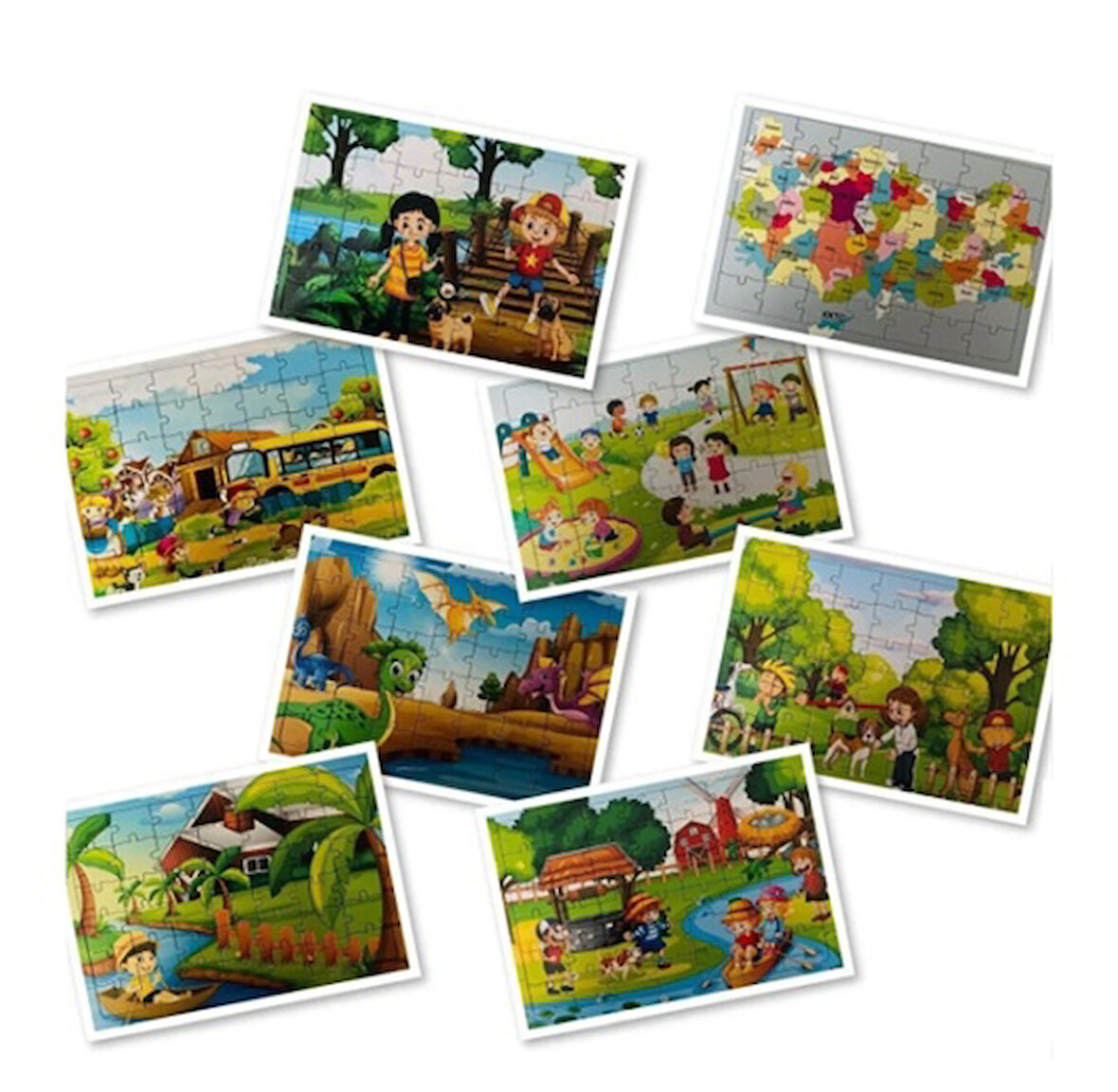 Yıldız Puzzle A3 72 Parça 28X38cm Kaışık yap boz - 3 adet