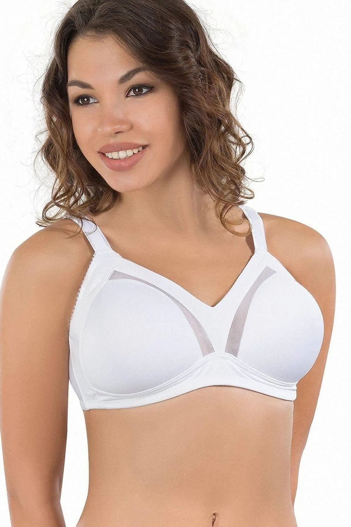 Kadın Beyaz Basic Balensiz Minimizer Sütyen  171