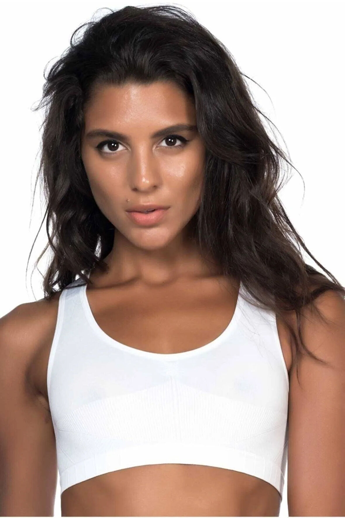 Kadın Beyaz Büstiyer 4051 Seamless Toparlayıcı Büstiyer