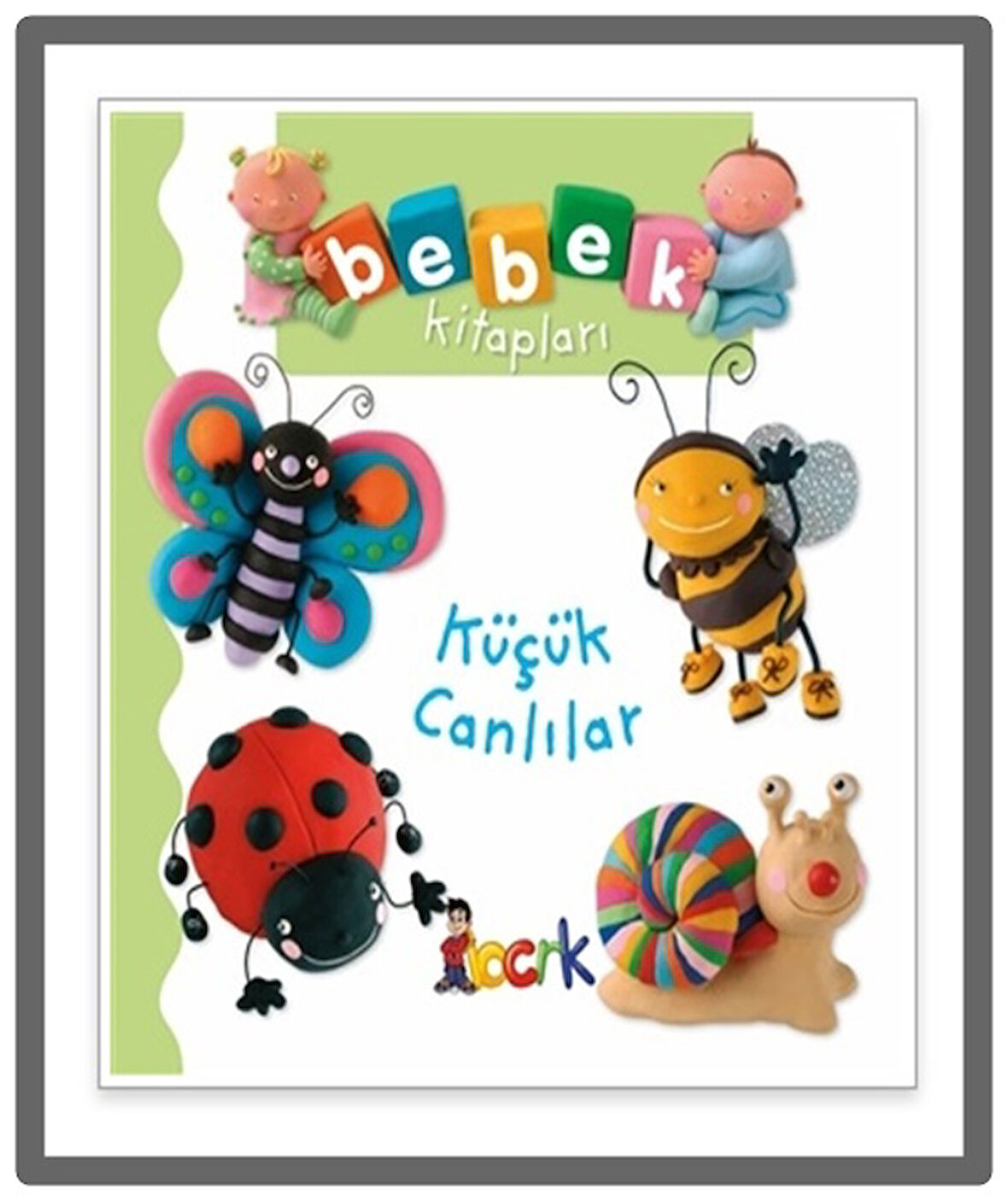 Bıcırık - Bebek Kitapları Küçük Canlılar ve Kalın Yapraklı Eğitici Kitap - 2 Kitap