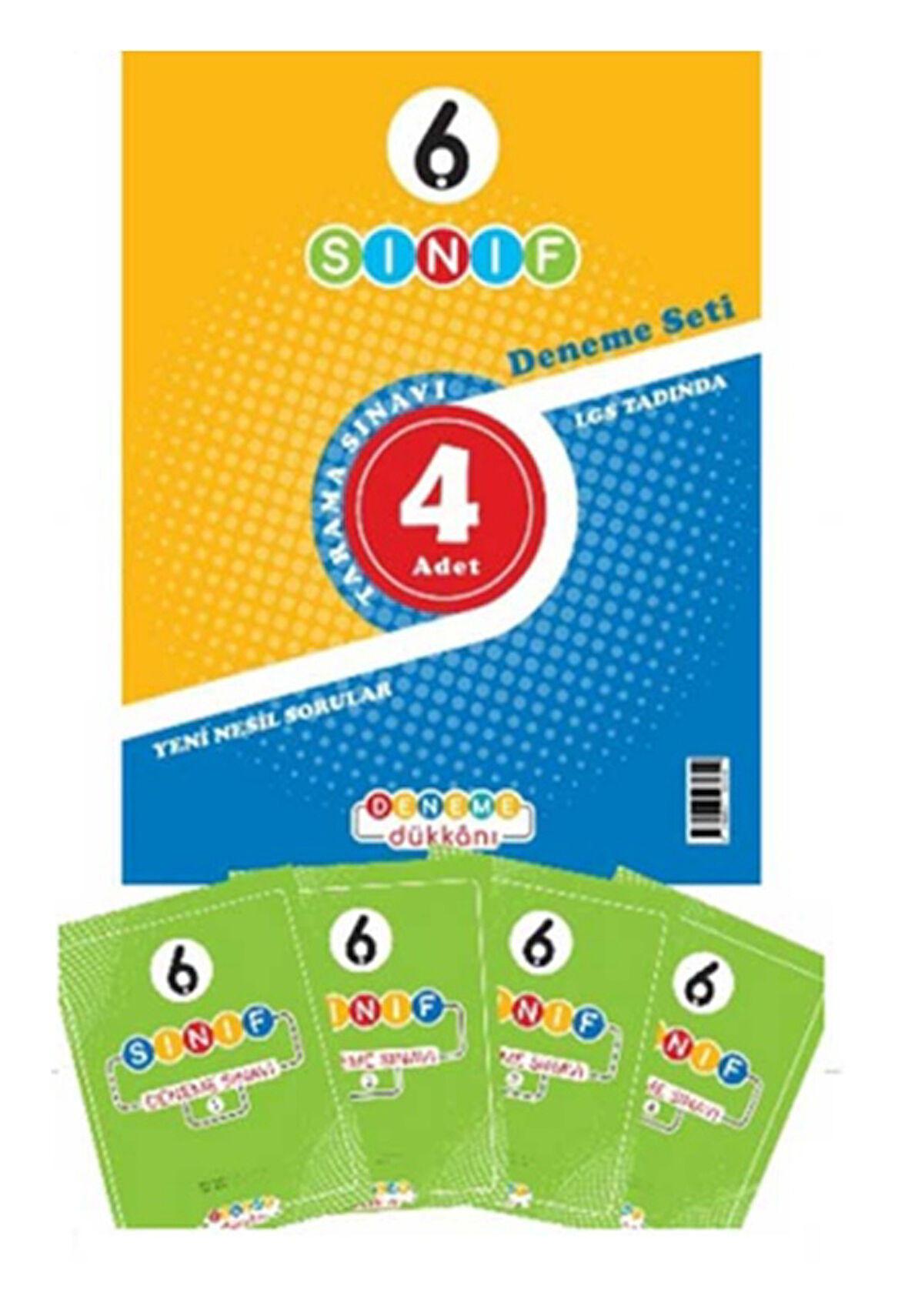 Deneme 6.Sınıf Deneme Seti 4Lü İngilizce Hikaye 9789752637979