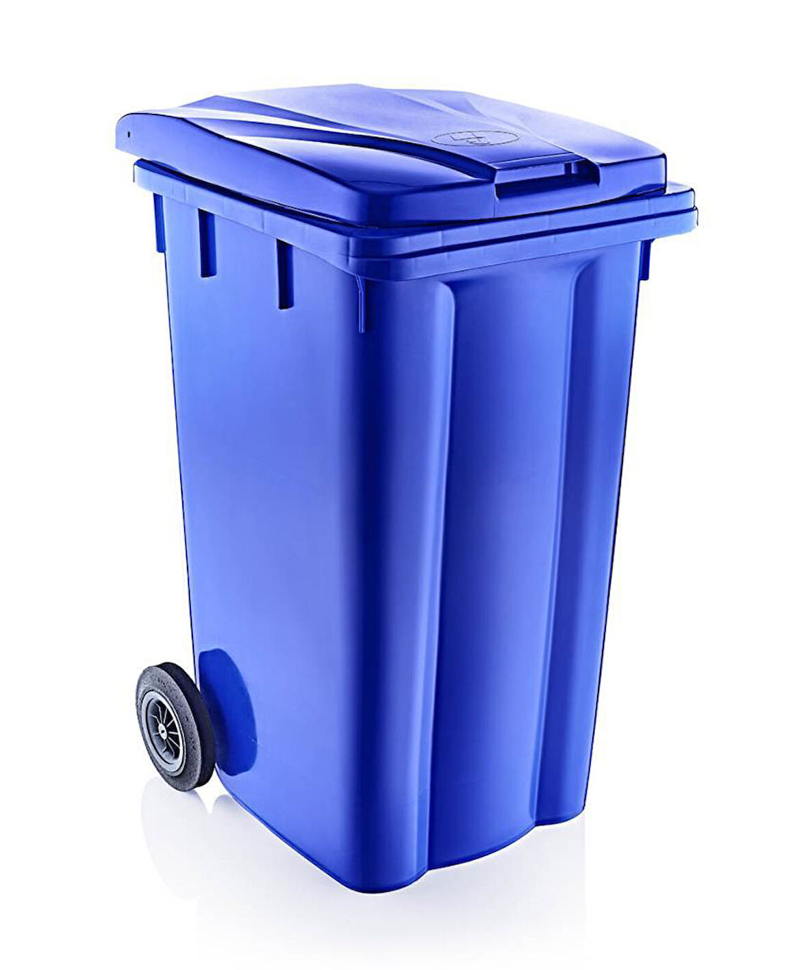 Omnipazar SY-6510 Tekerlekli Kapaklı Plastik Çöp Konteyneri 240 lt 