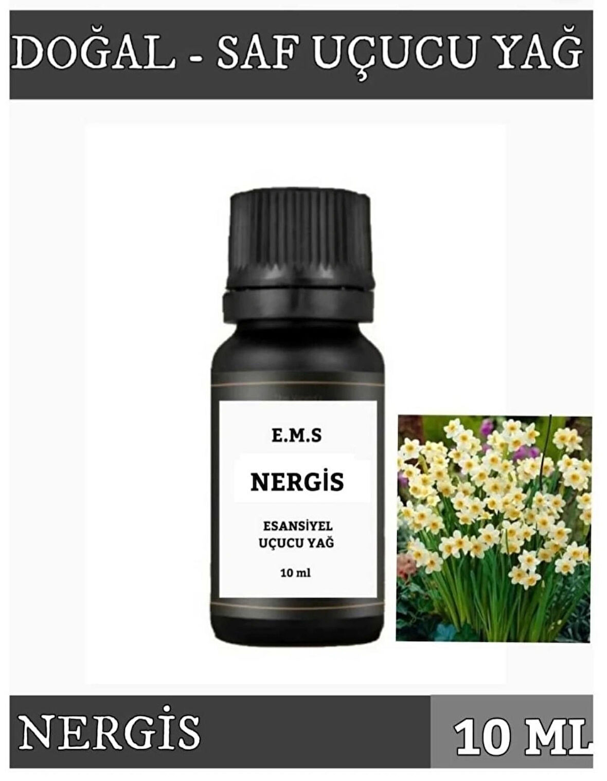 NERGİS Uçucu Yağ Buhurdanlık Esansı Oda Kokusu DİFÜZÖR Uçucu Esansiyel Yağ Buhur Yağı 10 ML.