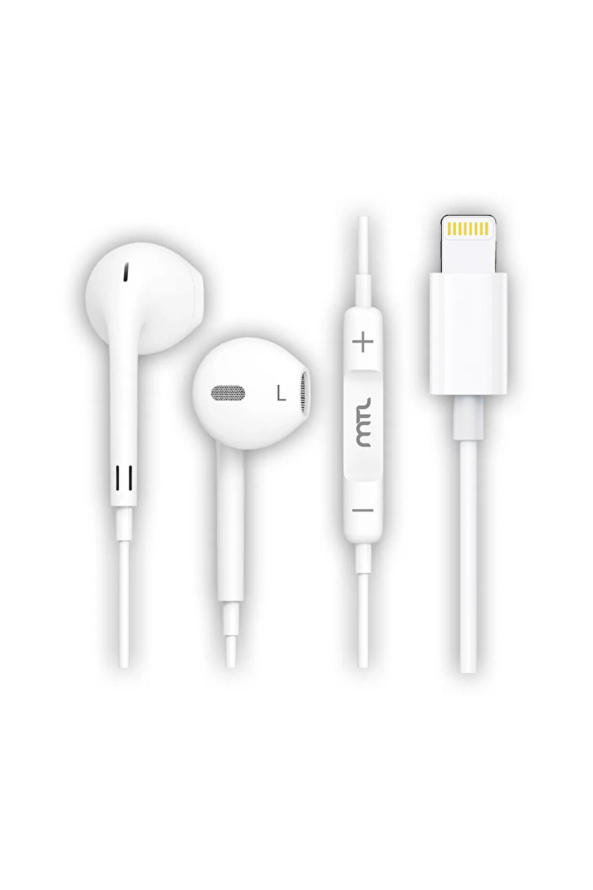 iPhone 14 Pro Uyumlu Tak Çalıştır Stero Lightning Kulaklık MT-A291