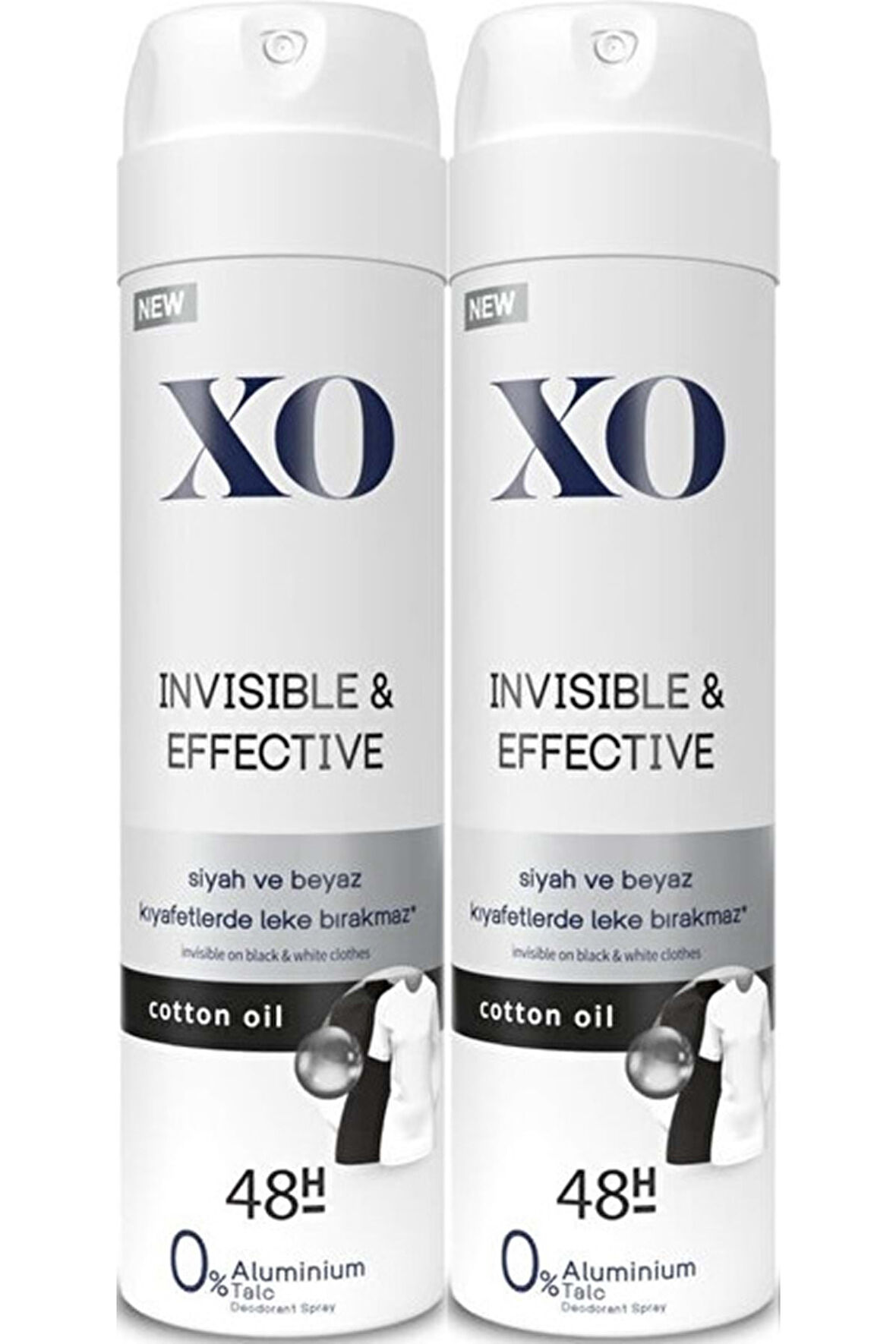 XO Deo 150ml Women Invisible & Effective (2 Lİ SET)