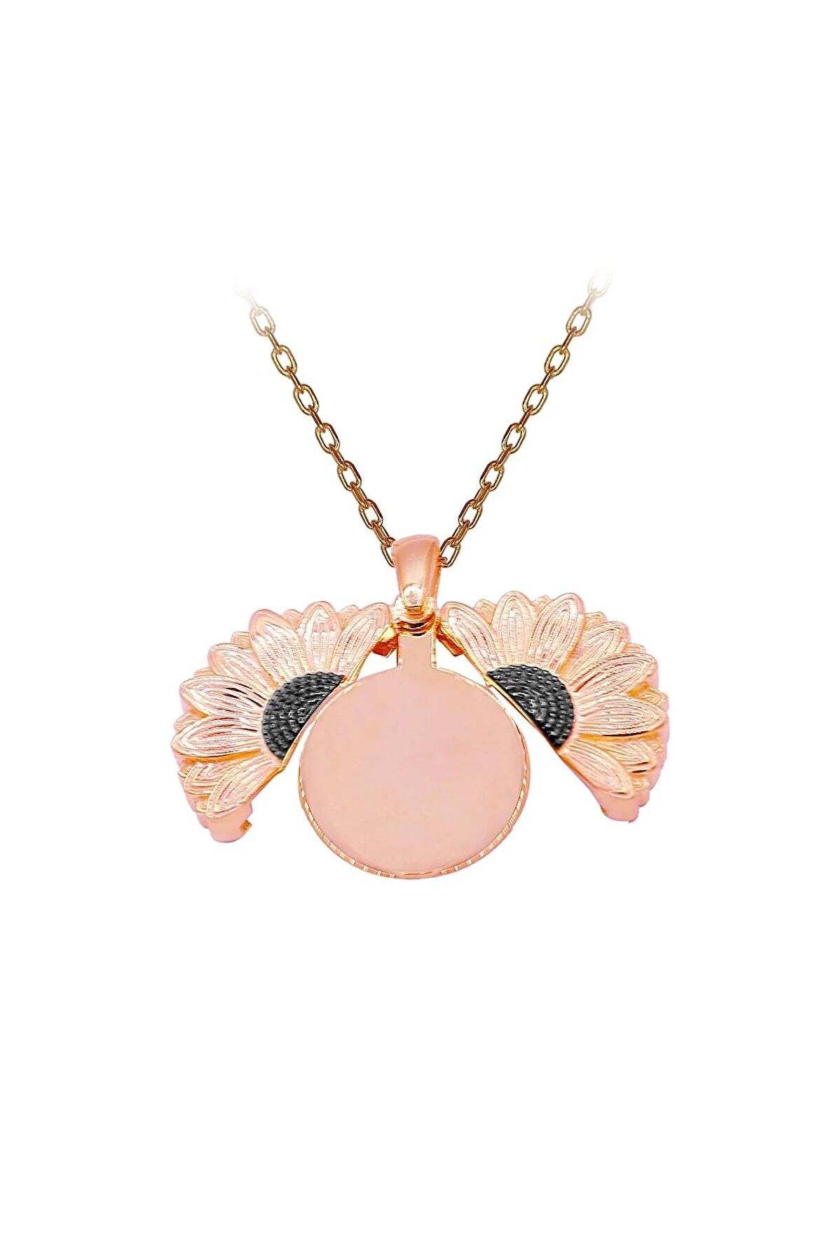 Ay Çiçeği Gümüş Kolye, Ayçiçeği Kolye, Ayçiçeği Takıları