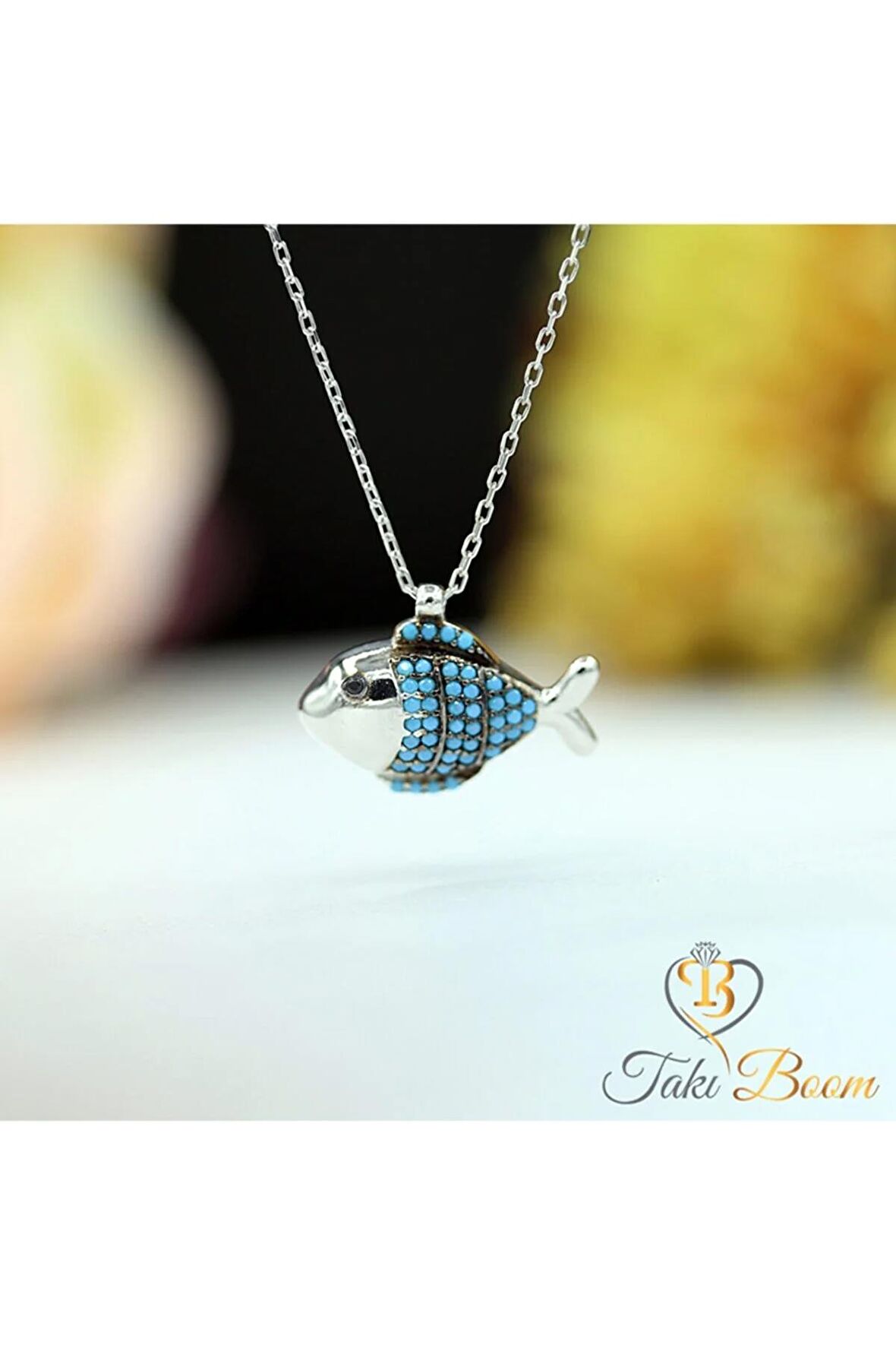 Balık Gümüş Kolye