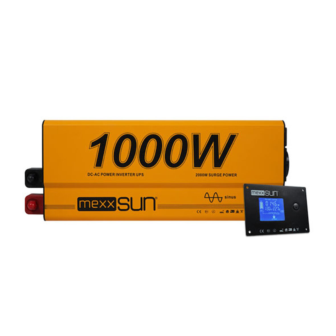 Mexxsun Tam Sinüs UPS (Remote Ekran) 12V 1000W