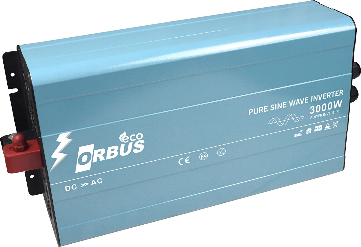 Orbus Eco 12V 3000W Tam Sinüs İnverter