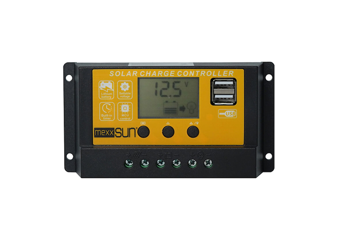 Mexxsun PWM 10A 12/24V (AT10) Şarj Kontrol Cihazı