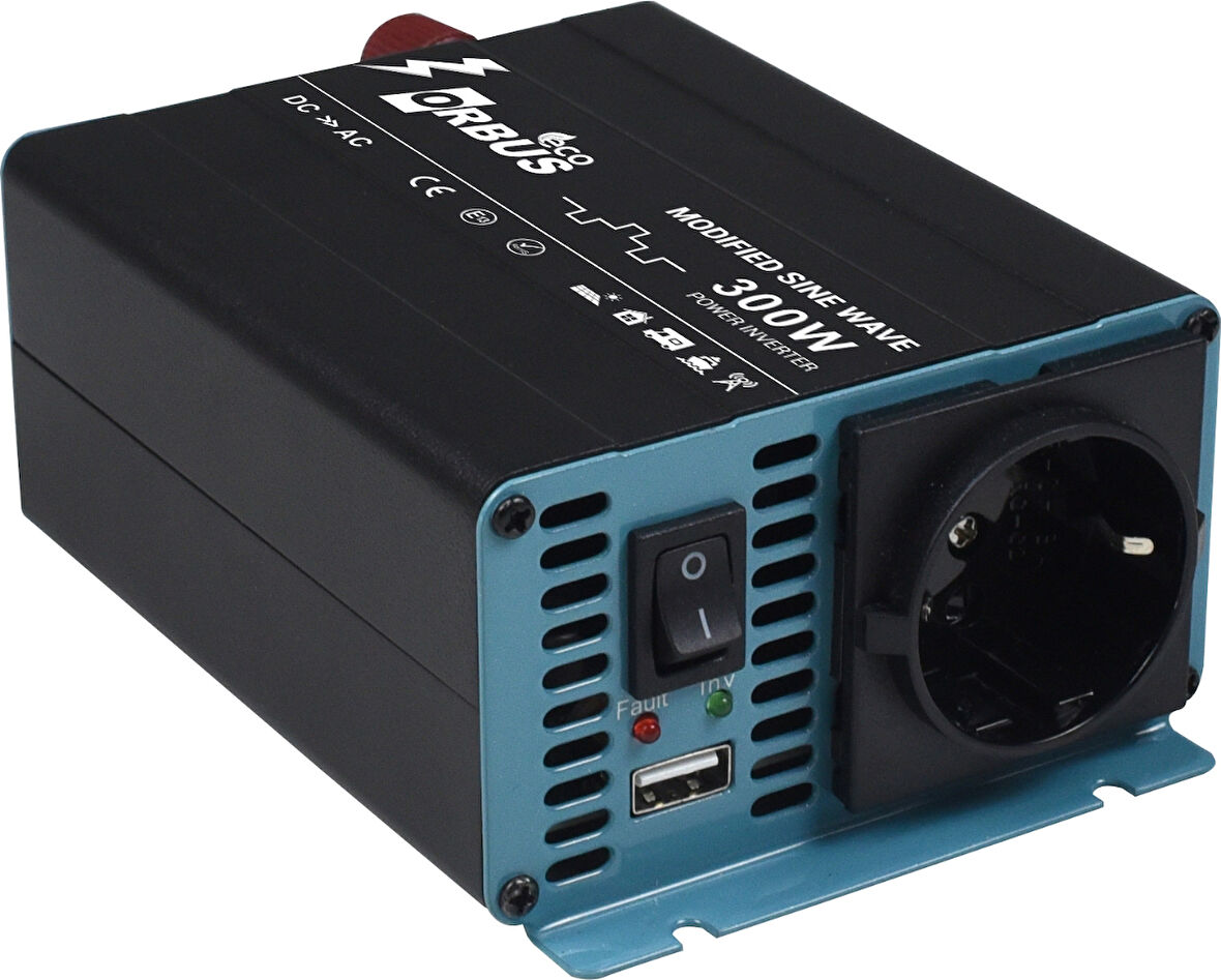 Orbus Eco Modifiye Sinüs 12V 300W İnverter