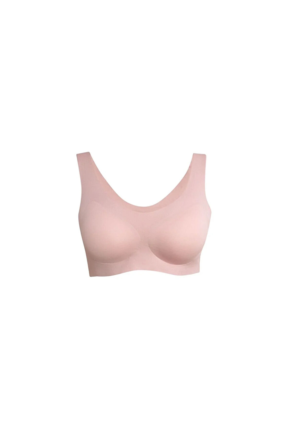 Kadın Pembe  Dikişsiz Lazer Kesim Çıkarılabilir Pedli Bralet R.O.Z.H.S.U.T.1.7.Y.N