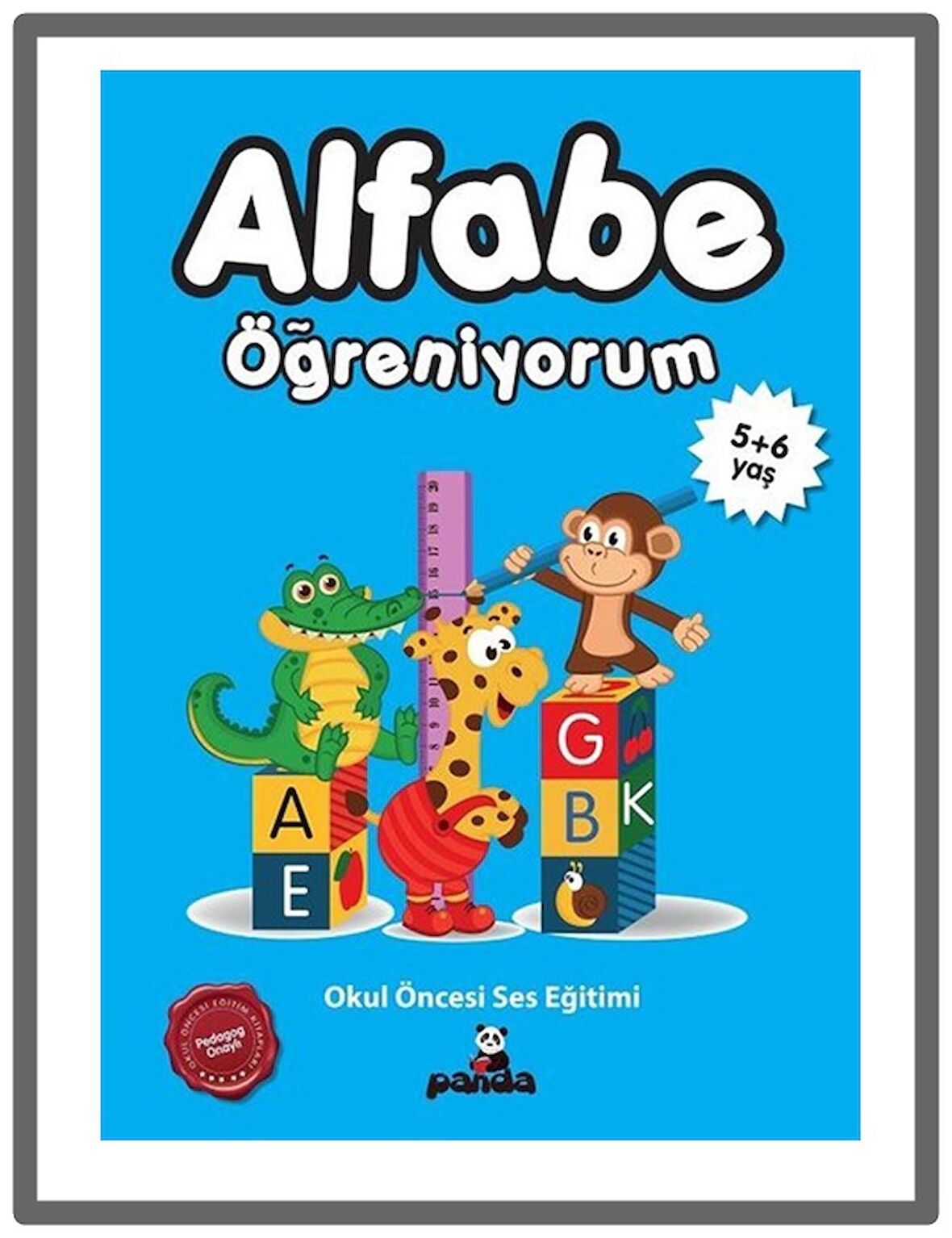 Beyaz Panda - Alfabe Öğreniyorum 5+6 Yaş