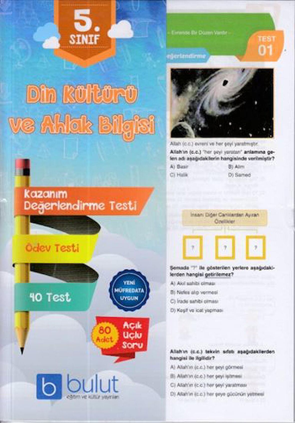 Bulut 5.Sınıf Din Kültürü Yaprak Test