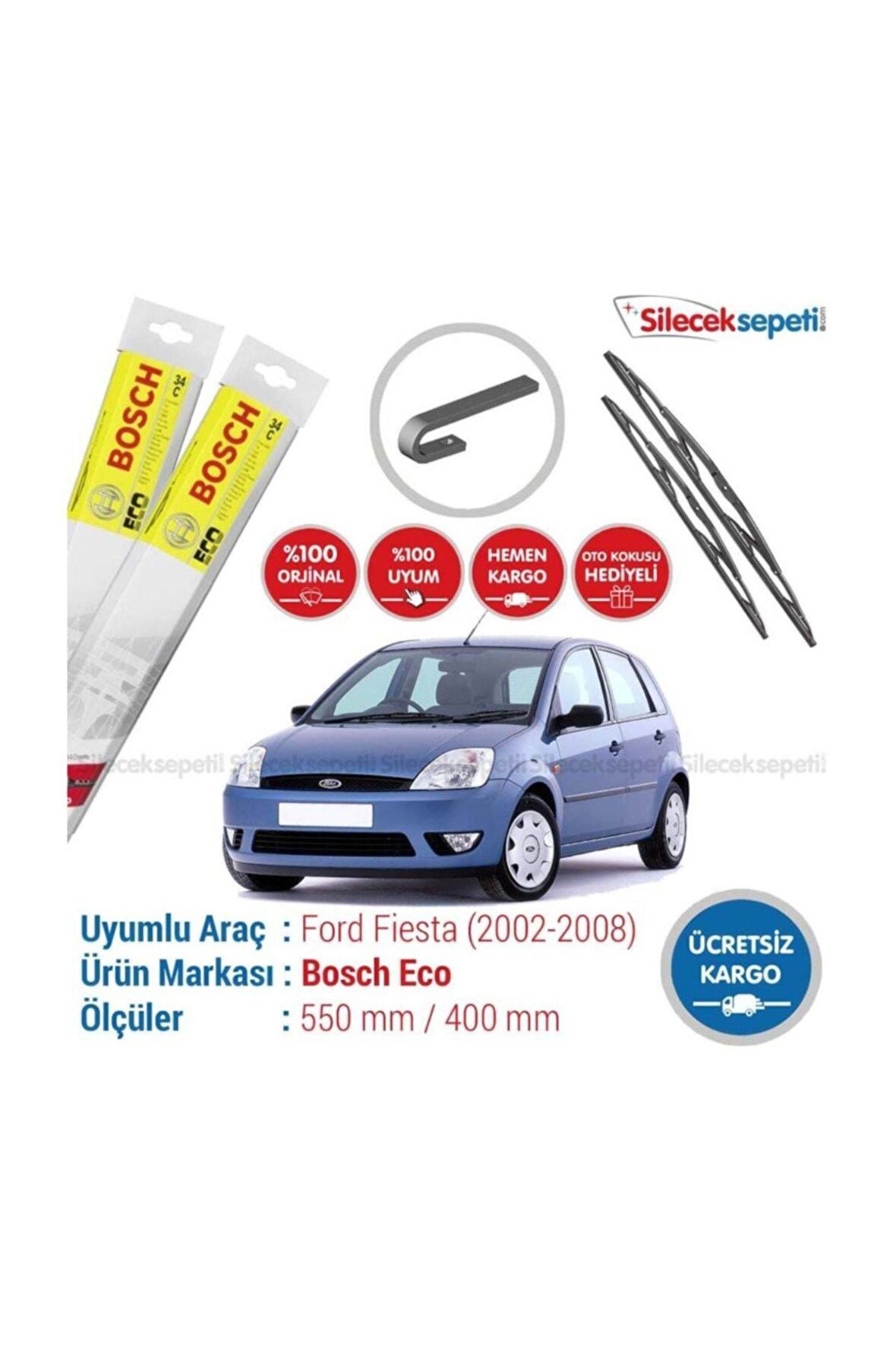 Ford Fiesta Silecek Takımı (2002-2008) Eco