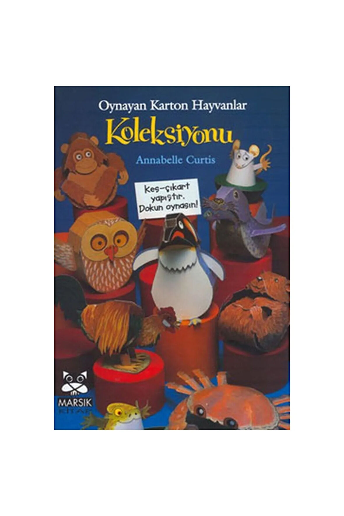 Oynayan Karton Hayvanlar Koleksiyonu Kes Çıkart Dokun Oynasın