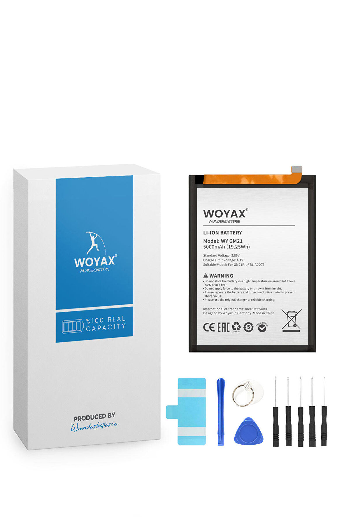 Woyax by Deji General Mobile GM21 Pro / Omix X300 / Omix X500 Batarya