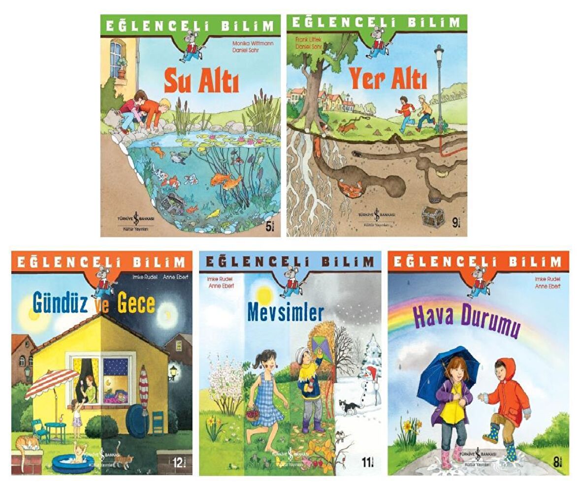 İş Bankası Eğlenceli Bilim Serisi 5 Kitap