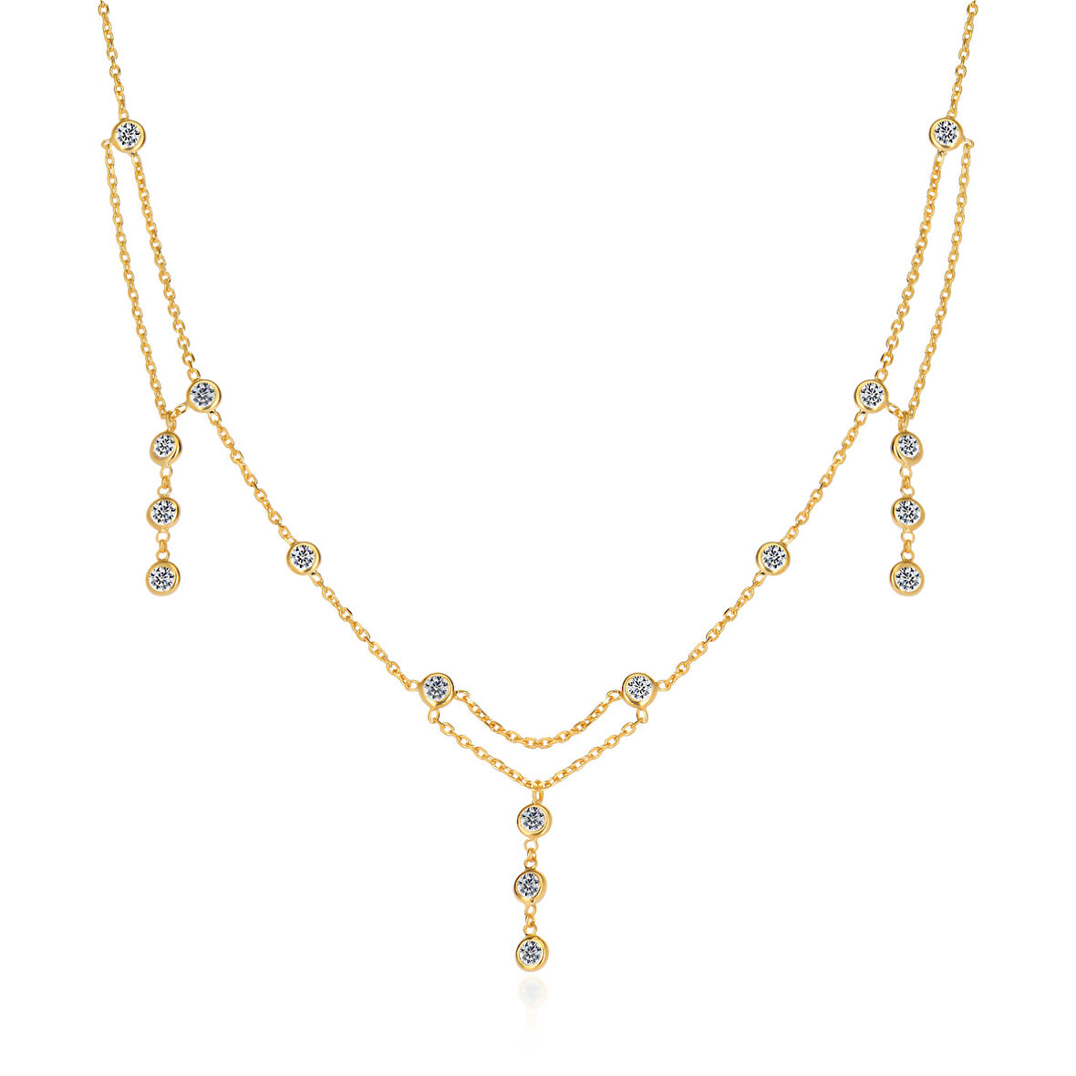 EMILIANO JEWELLERY SİLVER 925 TAŞLI KOLYE