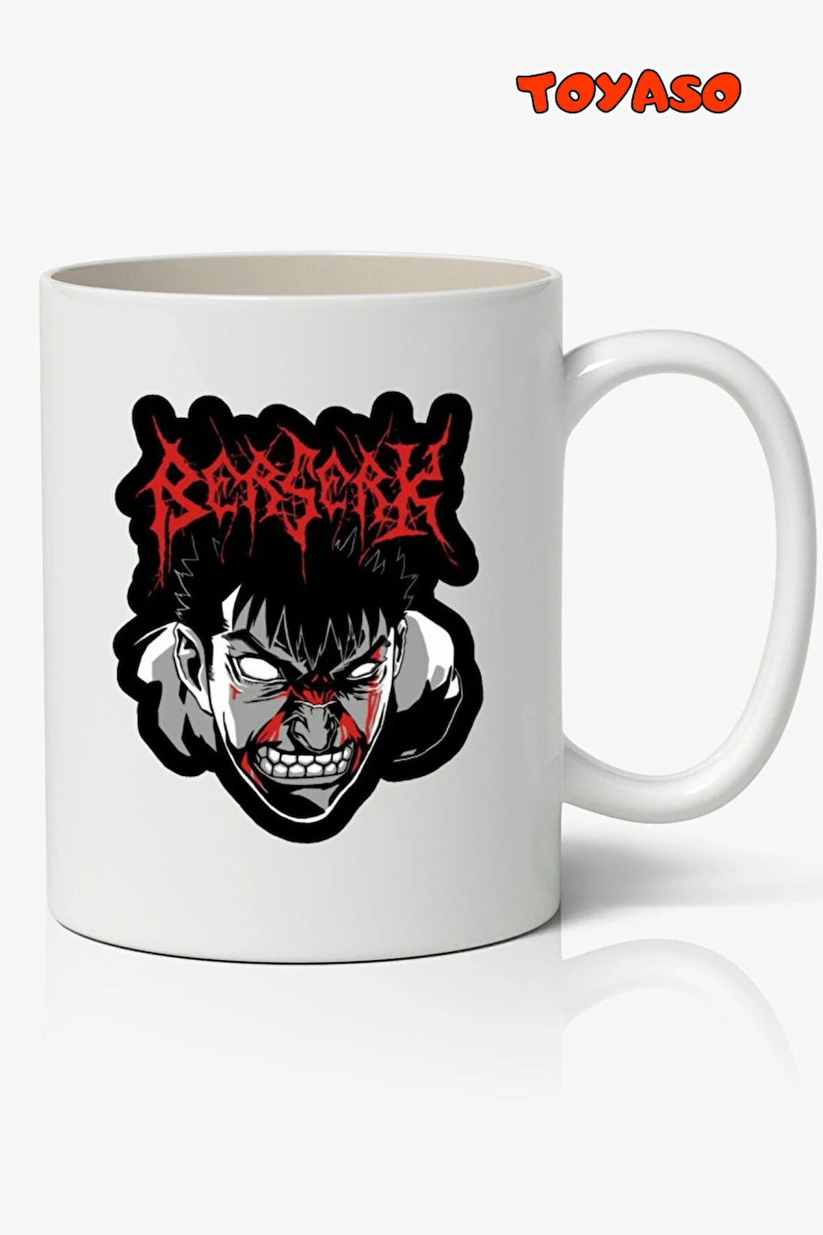 Berserk Anime Temalı Beyaz Kupa Bardak Sevgiliye Arkadaşa Hediye