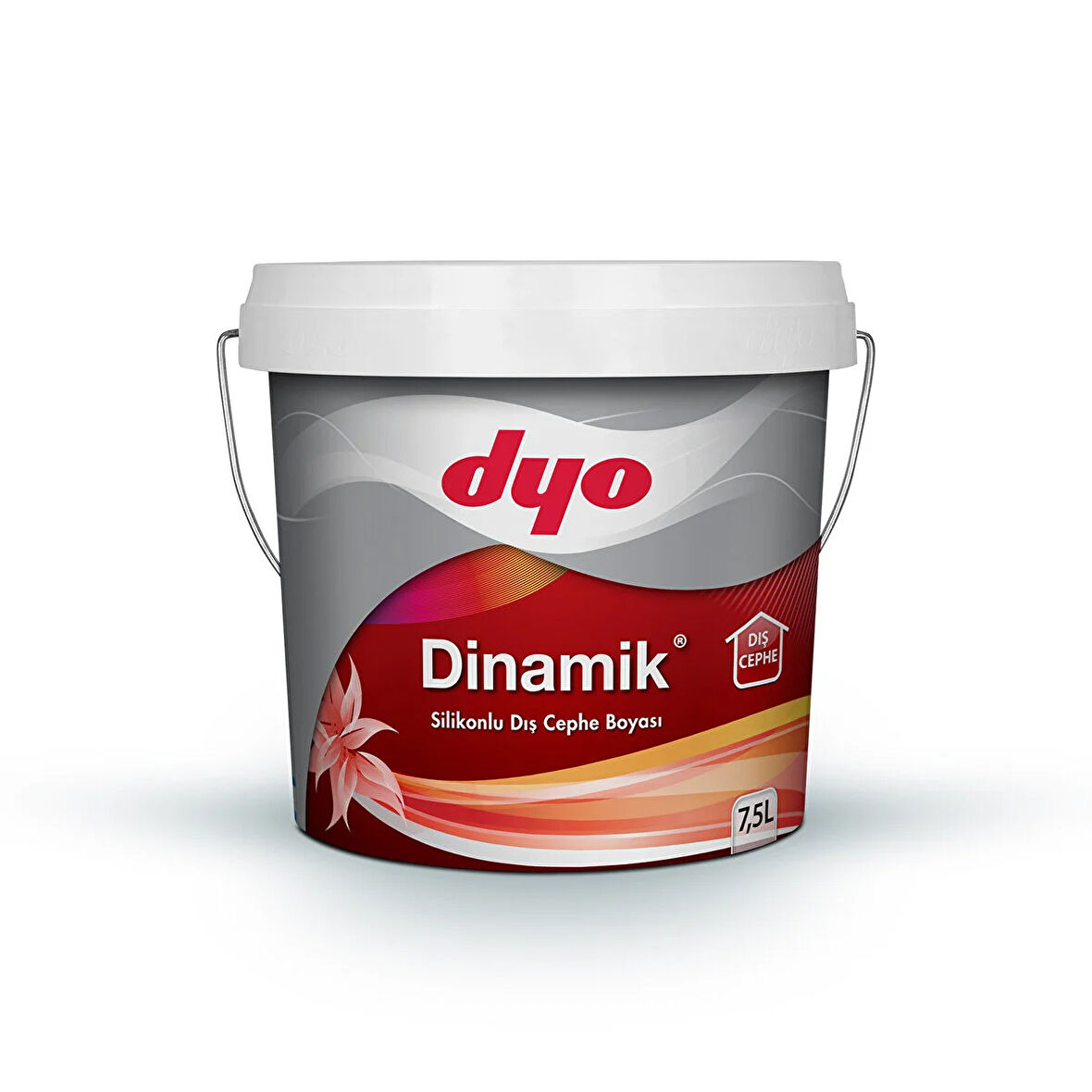 DYO 7,5LT DİNAMİK SİLİKONLU DIŞ CEPHE BOYASI BEYAZ