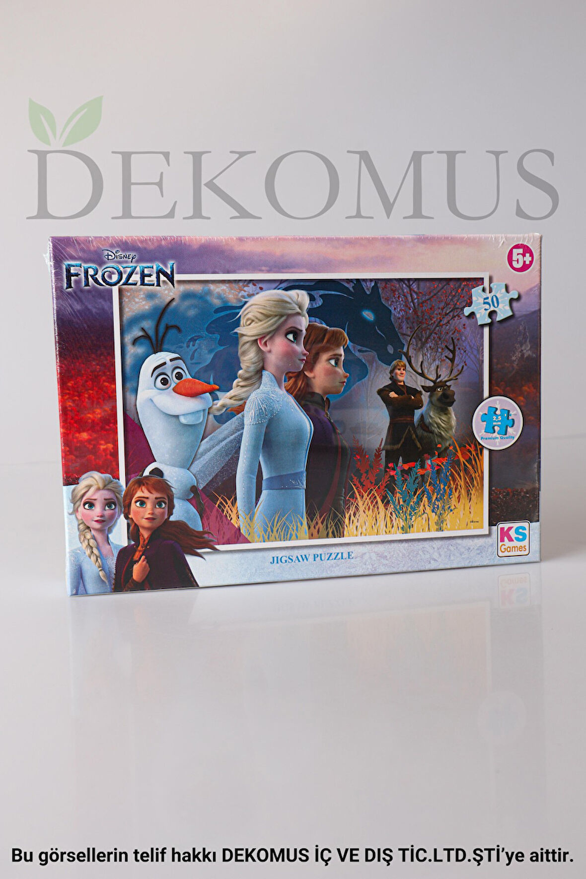 DEKOMUS İLE ELSA FROZEN 50 PARÇA PUZZLE 