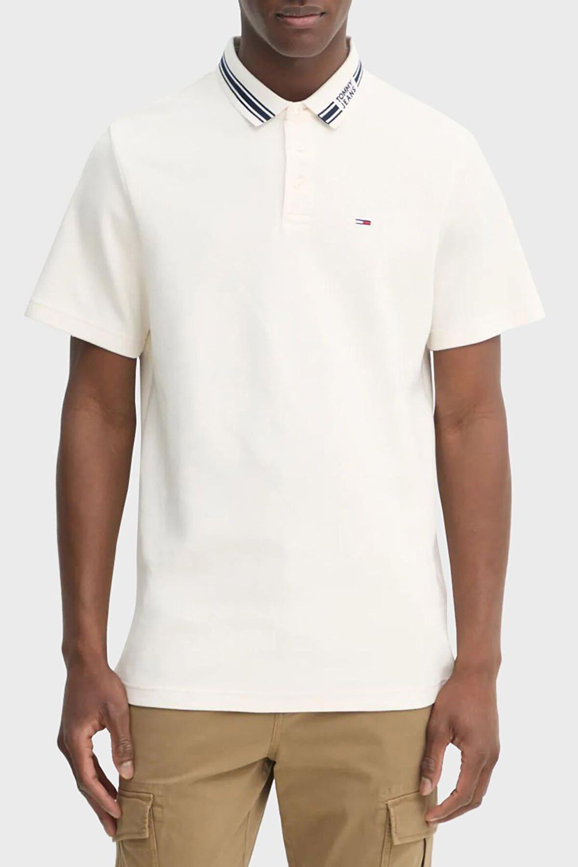 Erkek Regular Fit Polo T-Shirt - Krem | XS